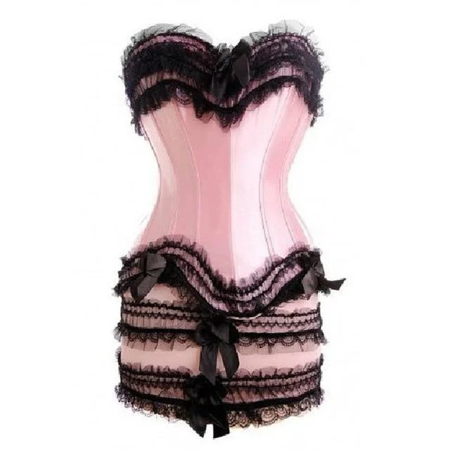 Slutty Pink Corset Dress