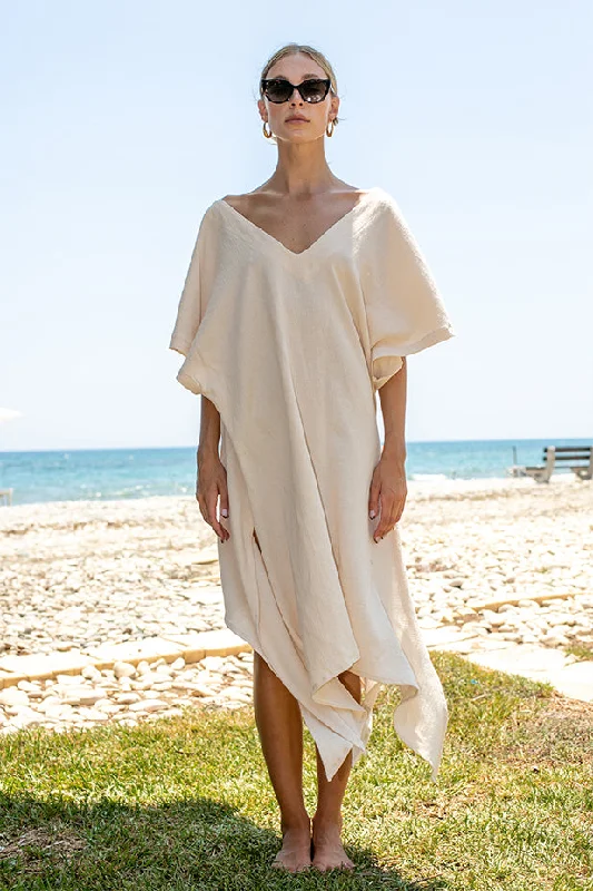 Sun Sea & Roses – Alexandra Kaftan Beige