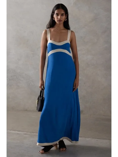 The Amara Dress Azul