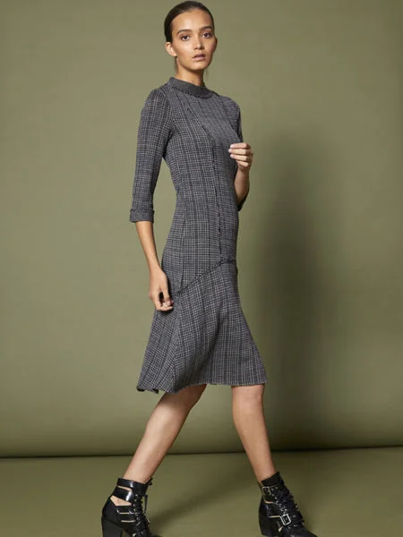 Tweed Knit Dress