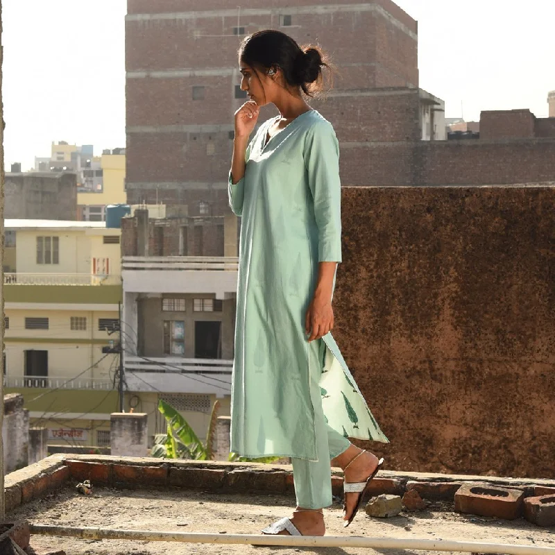 VINEETA (Kurta/Dress-Sea Green)