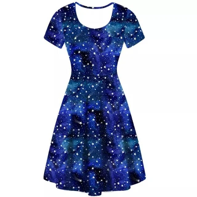 Wish Upon A Star Vintage Skater Dress