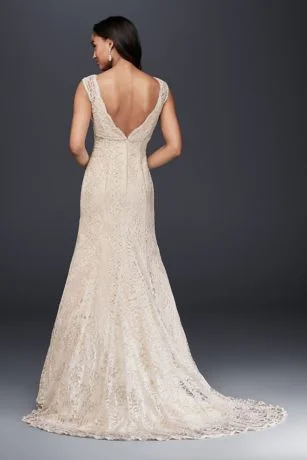 David's Bridal Beaded Lace