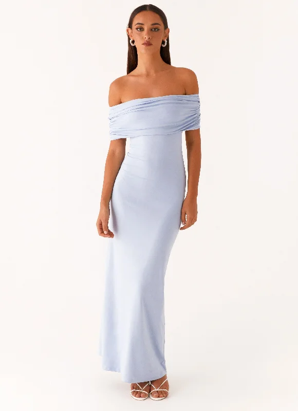 Normani Maxi Dress - Pale Blue