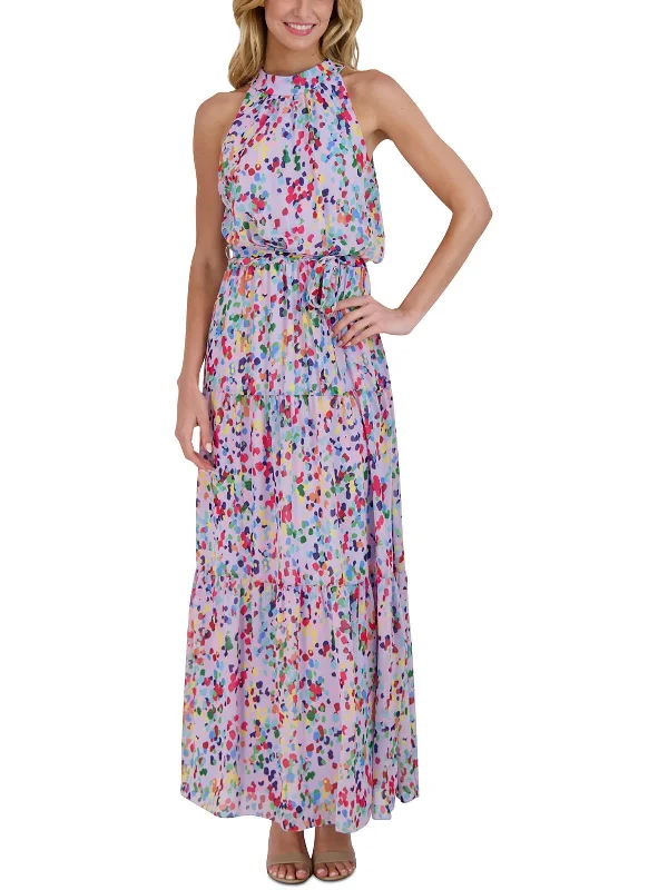 Womens Chiffon Long Maxi Dress